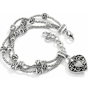 Brighton Reno Heart w/ Swarovski Crystal Bracelet